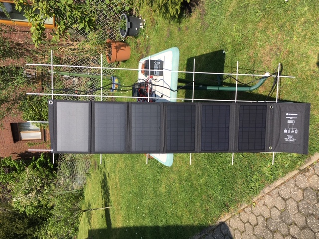 Faltbares Solarpanel für autarke Notfunk-Stromversorgung