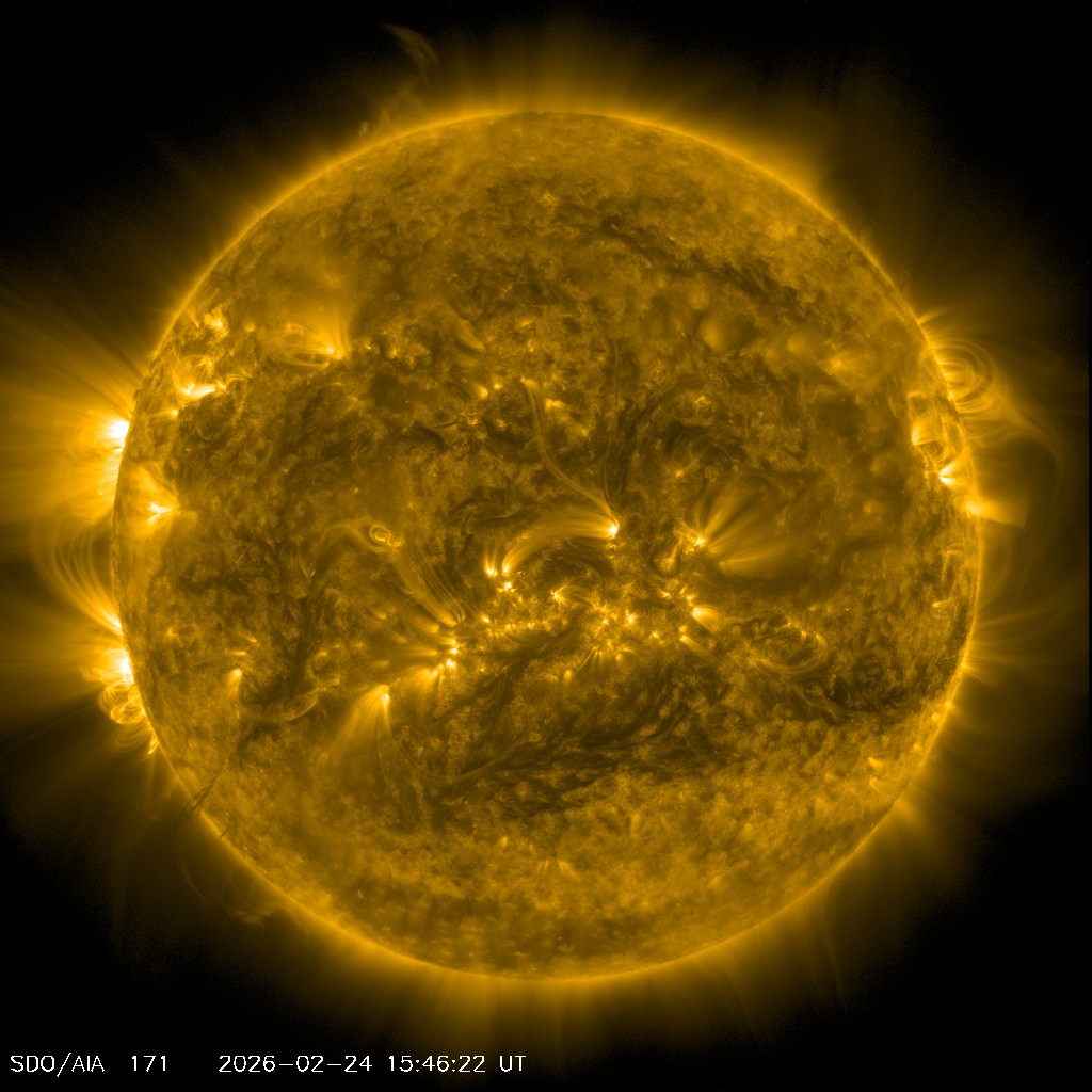 Die Sonne im EUV 171 Å - NASA SDO AIA