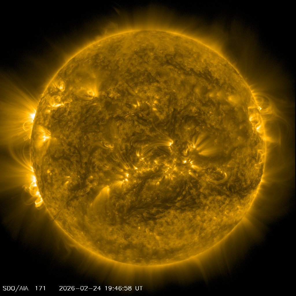 Die Sonne im EUV 171 Å - NASA SDO AIA