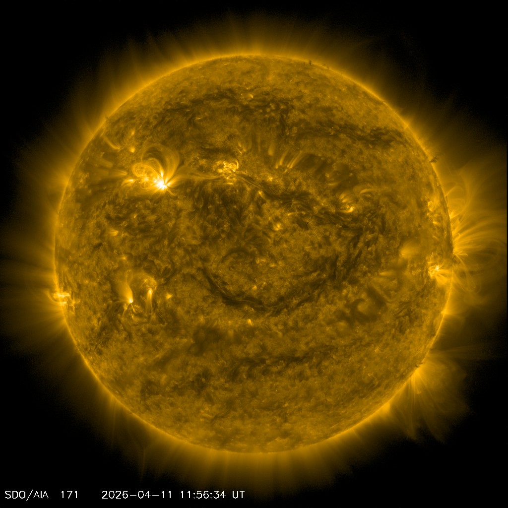 Die Sonne im EUV 171 Å - NASA SDO AIA