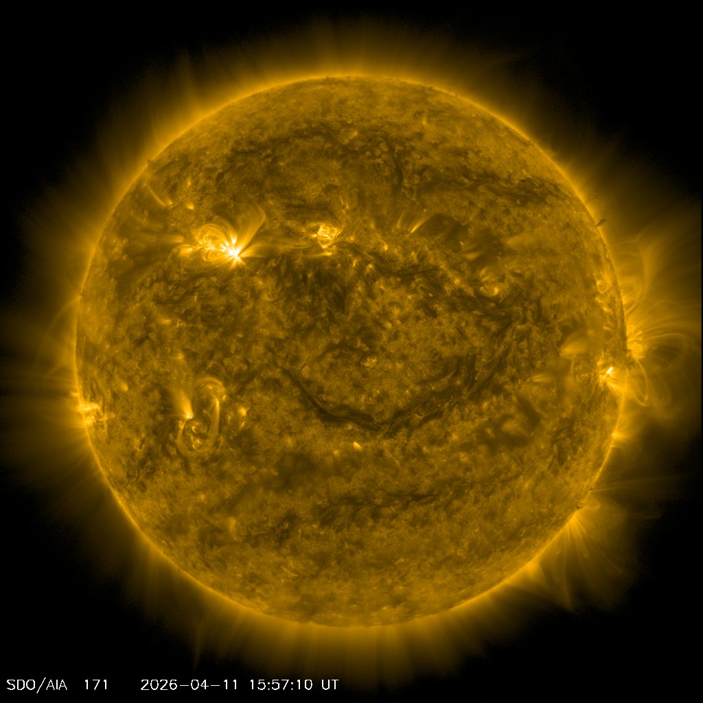 Die Sonne im EUV 171 Å - NASA SDO AIA