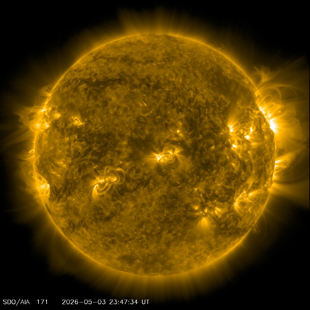 Die Sonne im EUV 171 Å - NASA SDO AIA