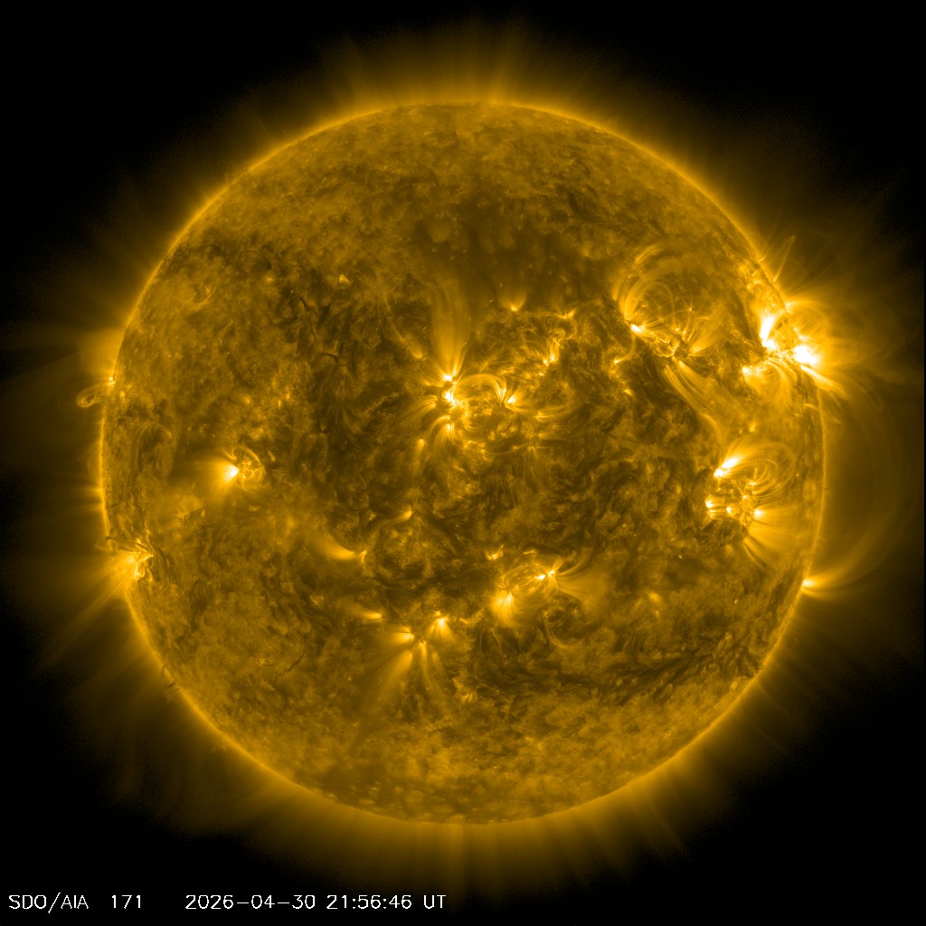 Die Sonne im EUV 171 Å - NASA SDO AIA
