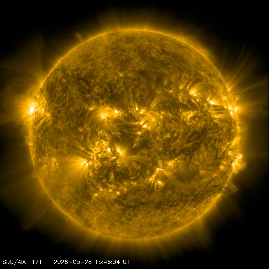 Die Sonne im EUV 171 Å - NASA SDO AIA