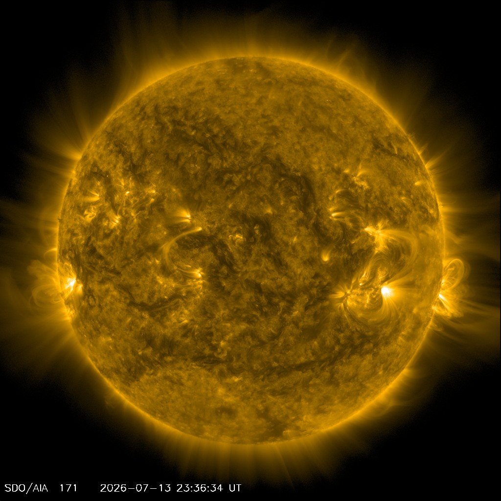 Die Sonne im EUV 171 Å - NASA SDO AIA