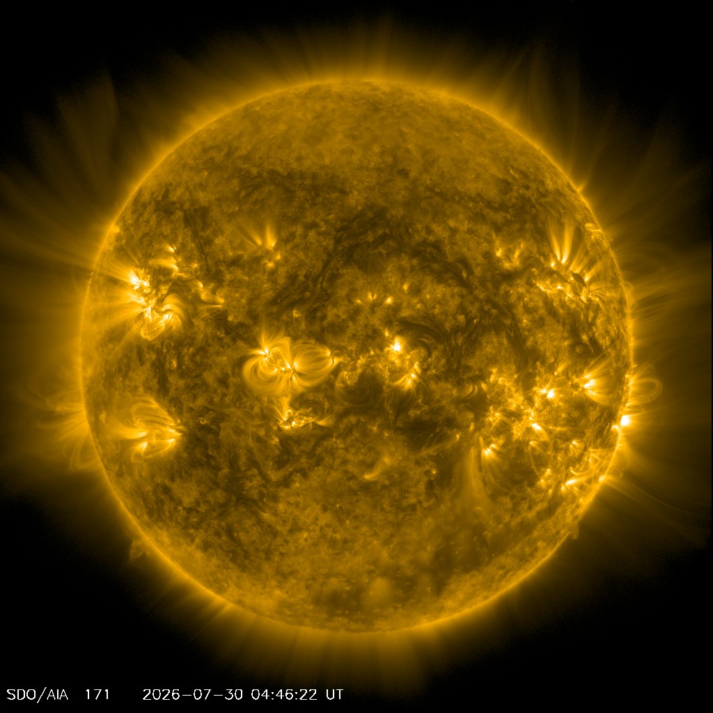 Die Sonne im EUV 171 Å - NASA SDO AIA