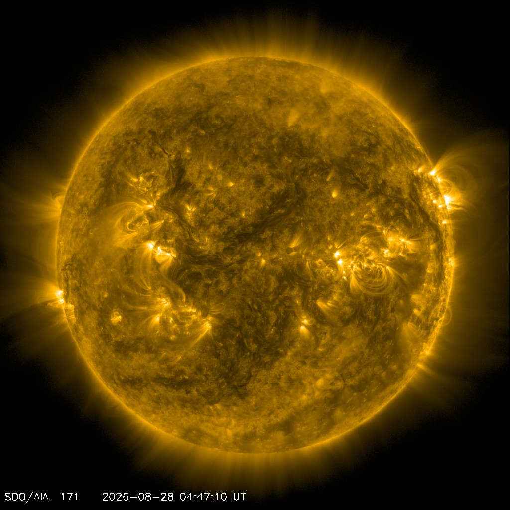 Die Sonne im EUV 171 Å - NASA SDO AIA