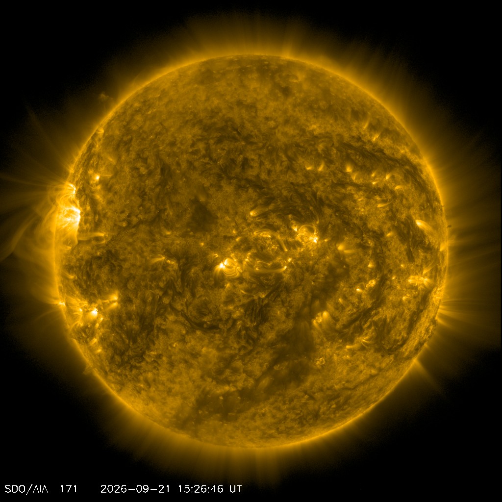 Die Sonne im EUV 171 Å - NASA SDO AIA