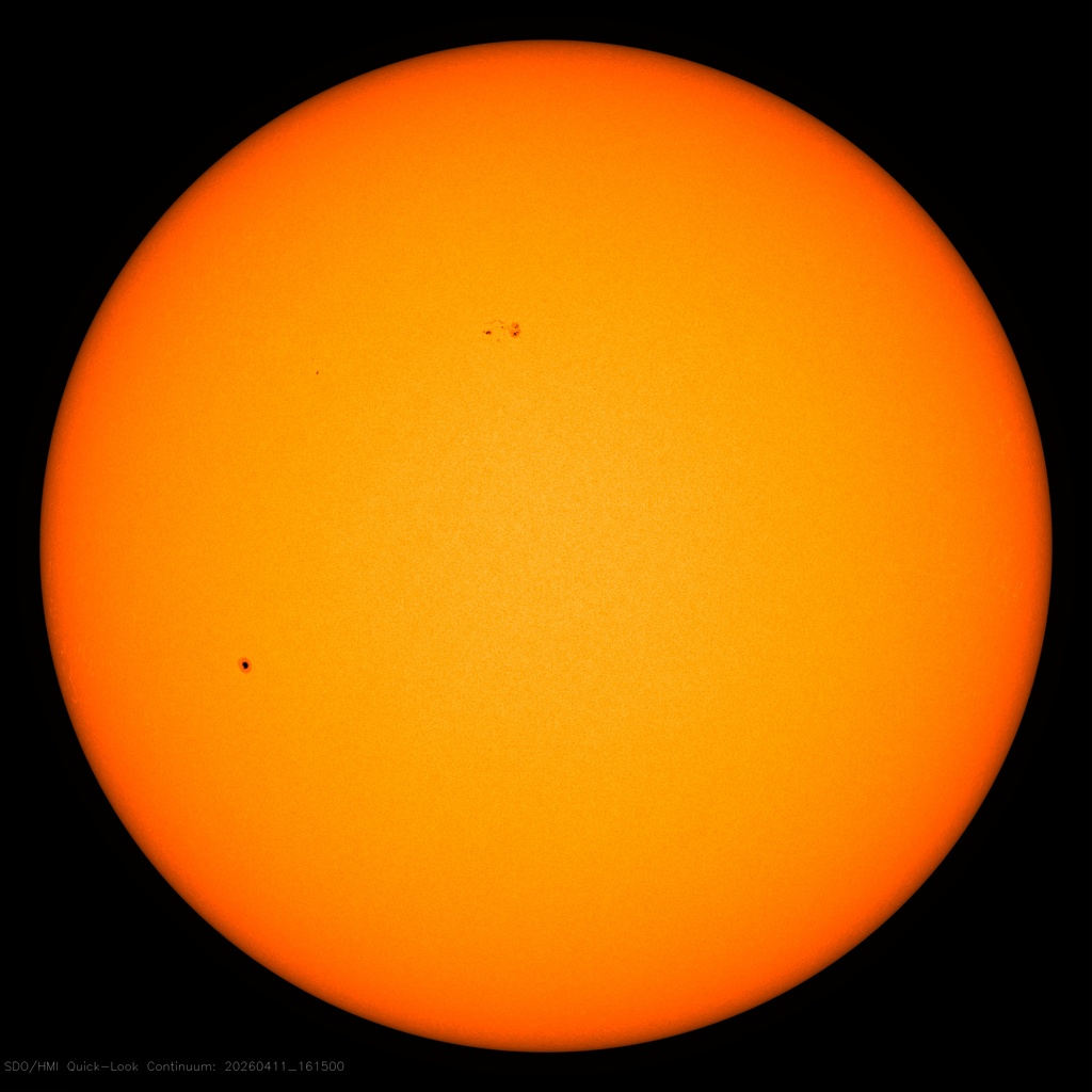 Die Sonne im sichtbaren Licht - NASA SDO HMI