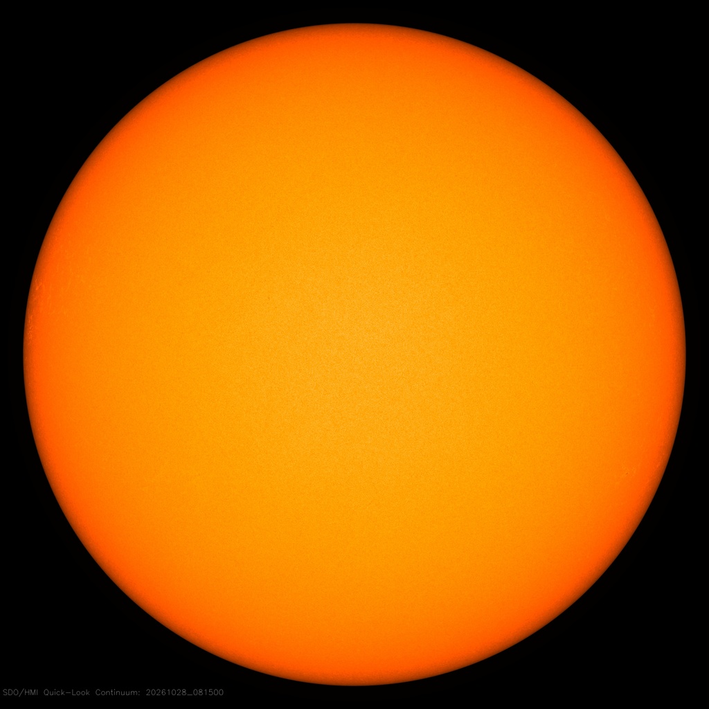 Die Sonne im sichtbaren Licht - NASA SDO HMI
